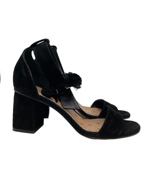 RED VALENTINO（レッドヴァレンティノ）RED VALENTINO (レッドヴァレンティノ) サンダル ブラック サイズ:SIZE 37の古着・服飾アイテム