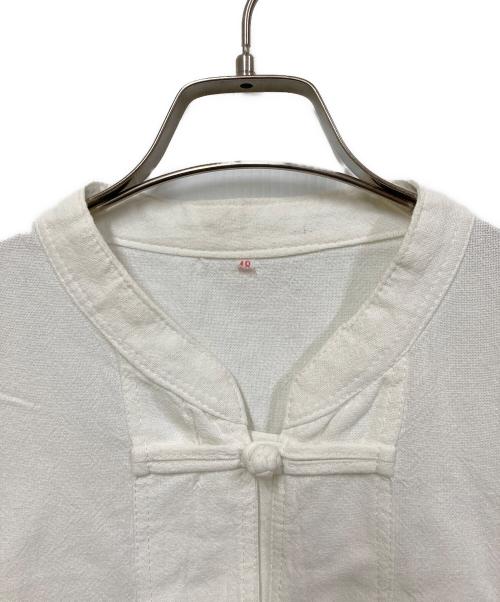 古着（フルギ）古着 (フルギ) チャイナシャツ ホワイト サイズ:SIZE 48の古着・服飾アイテム
