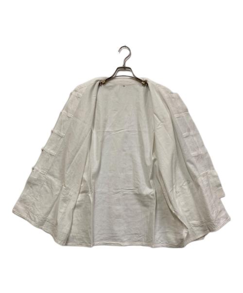 古着（フルギ）古着 (フルギ) チャイナシャツ ホワイト サイズ:SIZE 48の古着・服飾アイテム