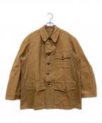 SHANTRIXシャントリックス）の古着「コットンキャンバス ハンティングジャケット」｜ブラウン