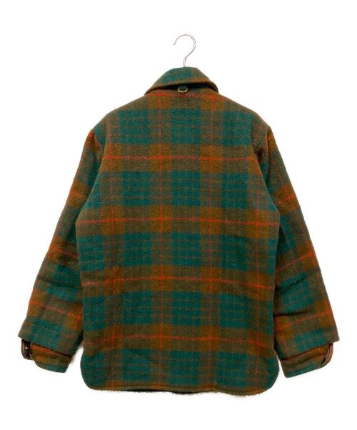 PETERS（ペータース）PETERS (ペータース) チェックジャケット グリーン×オレンジ サイズ:SIZE Sの古着・服飾アイテム