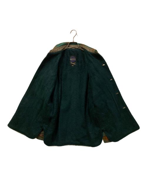 PETERS（ペータース）PETERS (ペータース) チェックジャケット グリーン×オレンジ サイズ:SIZE Sの古着・服飾アイテム