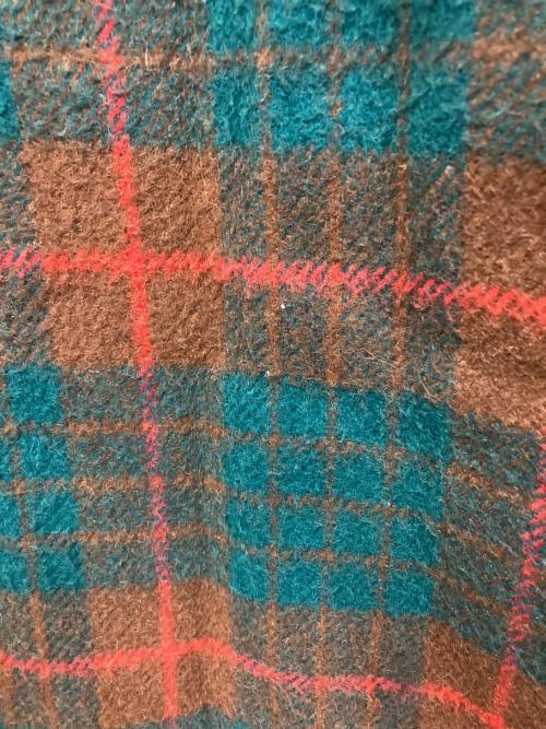 PETERS（ペータース）PETERS (ペータース) チェックジャケット グリーン×オレンジ サイズ:SIZE Sの古着・服飾アイテム