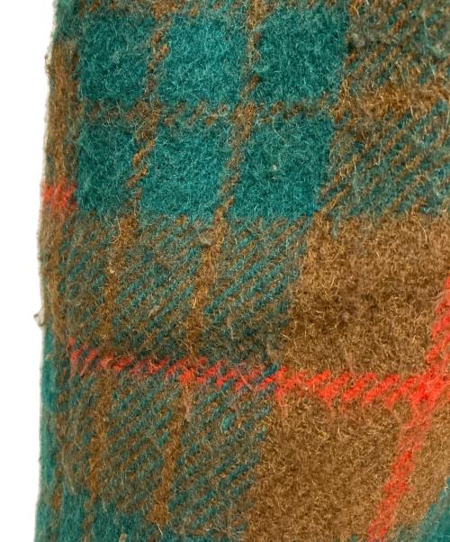 PETERS（ペータース）PETERS (ペータース) チェックジャケット グリーン×オレンジ サイズ:SIZE Sの古着・服飾アイテム