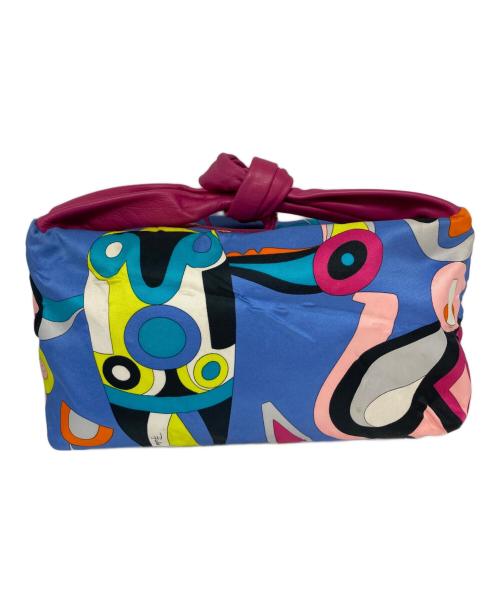 Emilio Pucci（エミリオ プッチ）Emilio Pucci (エミリオ プッチ) ハンドバッグ スカイブルー サイズ:表記なしの古着・服飾アイテム