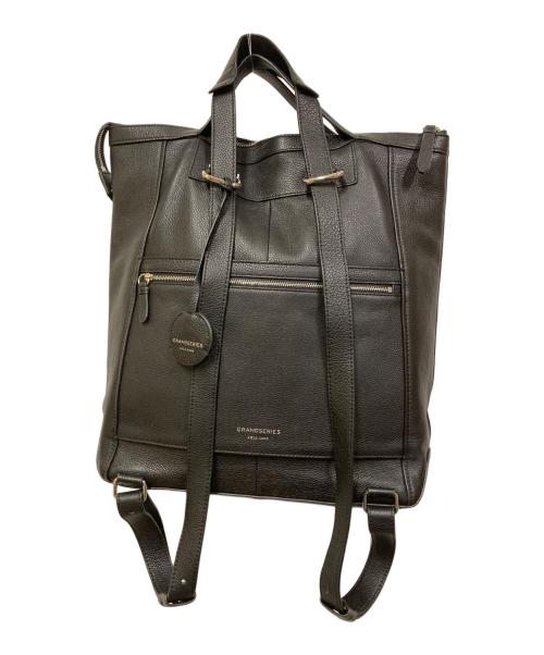 COLE HAAN（コールハーン）COLE HAAN (コールハーン) レザー コンバーチブル バックパック ブラック サイズ:表記なしの古着・服飾アイテム