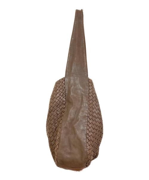 BOTTEGA VENETA（ボッテガベネタ）BOTTEGA VENETA (ボッテガベネタ) イントレチャート ワンショルダーバッグ ブラウンの古着・服飾アイテム