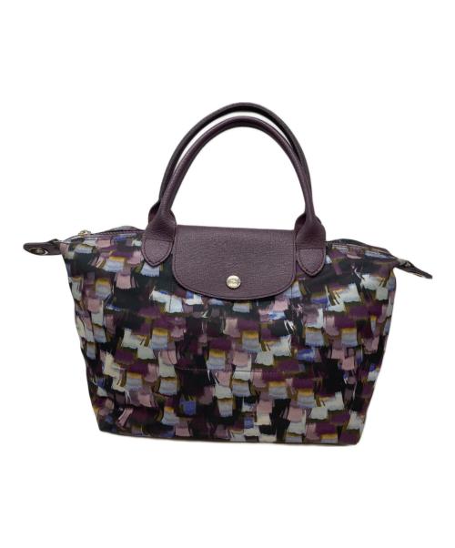LONGCHAMP（ロンシャン）LONGCHAMP (ロンシャン) トートバッグ パープルの古着・服飾アイテム