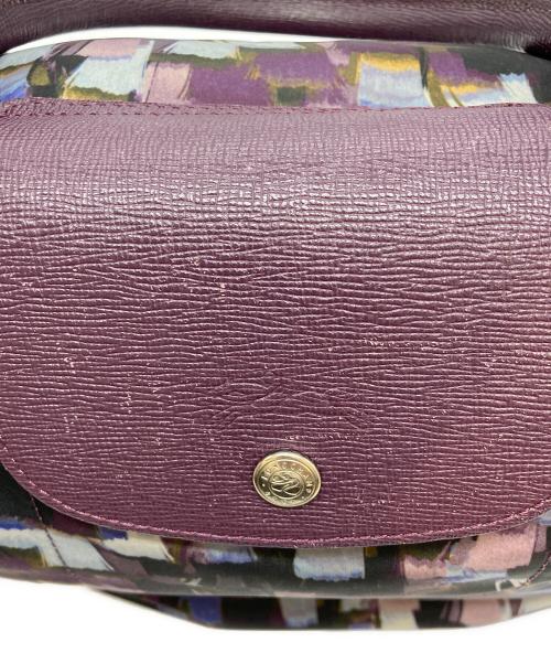 LONGCHAMP（ロンシャン）LONGCHAMP (ロンシャン) トートバッグ パープルの古着・服飾アイテム