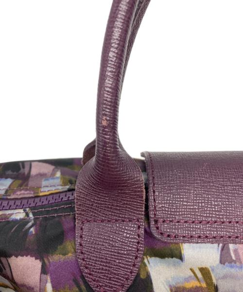 LONGCHAMP（ロンシャン）LONGCHAMP (ロンシャン) トートバッグ パープルの古着・服飾アイテム