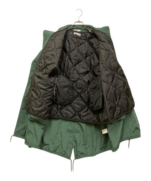 graniph（グラニフ）graniph (グラニフ) ビューティフルシャドー ロング モッズコート グリーン サイズ:SIZE Sの古着・服飾アイテム