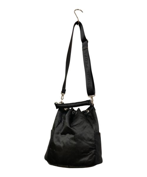 beautiful people（ビューティフルピープル）beautiful people (ビューティフルピープル) STUDIOUS (ステュディオス) 別注ナイロン巾着バッグ ブラックの古着・服飾アイテム