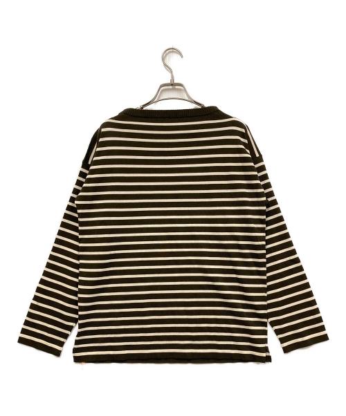 ANDERSEN-ANDERSEN（アンデルセン アンデルセン）Andersen-Andersen (アンデルセン アンデルセン) ボーダーニット カーキ サイズ:SIZE M 未使用品の古着・服飾アイテム