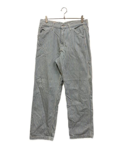 LEVI'S（リーバイス）LEVI'S (リーバイス) ヒッコリー ペインター カーペンターパンツ スカイブルー サイズ:SIZE 81cm (W32)の古着・服飾アイテム