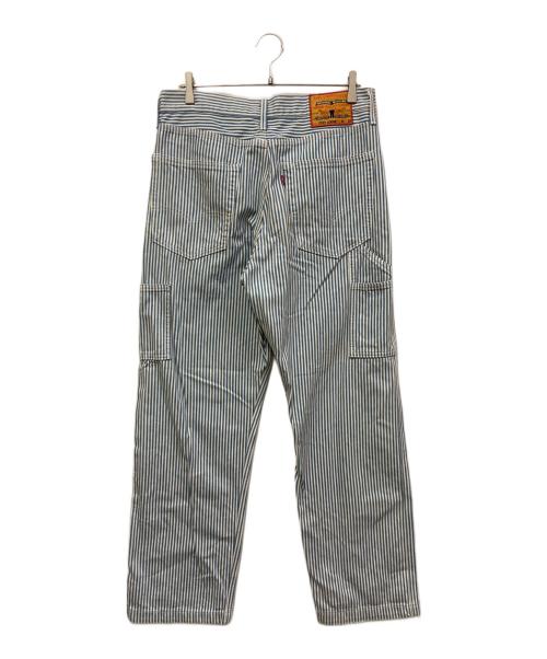 LEVI'S（リーバイス）LEVI'S (リーバイス) ヒッコリー ペインター カーペンターパンツ スカイブルー サイズ:SIZE 81cm (W32)の古着・服飾アイテム