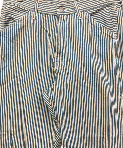 LEVI'S（リーバイス）LEVI'S (リーバイス) ヒッコリー ペインター カーペンターパンツ スカイブルー サイズ:SIZE 81cm (W32)の古着・服飾アイテム