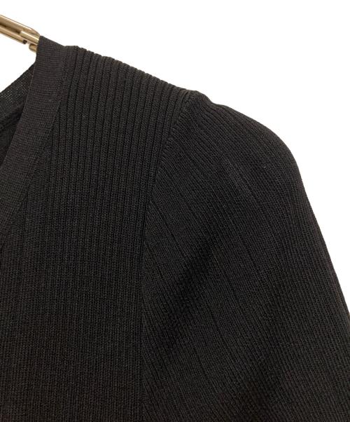 GRACE CONTINENTAL（（グレースコンチネンタル）GRACE CONTINENTAL (（グレースコンチネンタル) チェックプリーツニットワンピース ブラック×イエロー サイズ:SIZE 36の古着・服飾アイテム