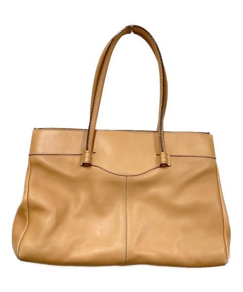 TOD'S（トッズ）TOD'S (トッズ) モカシーノ トートバッグ ブラウンの古着・服飾アイテム