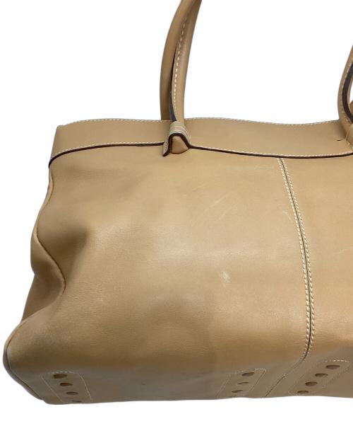 TOD'S（トッズ）TOD'S (トッズ) モカシーノ トートバッグ ブラウンの古着・服飾アイテム