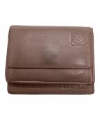 LOEWEロエベ）の古着「3つ折り財布」｜ベージュ