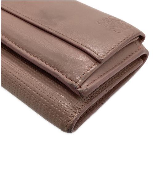 LOEWE（ロエベ）LOEWE (ロエベ) 3つ折り財布 ベージュ サイズ:表記なしの古着・服飾アイテム