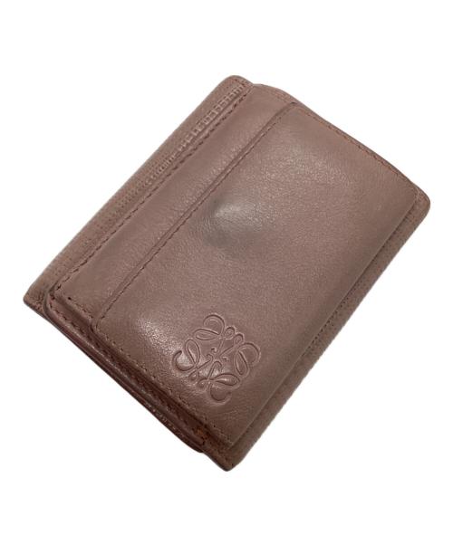 LOEWE（ロエベ）LOEWE (ロエベ) 3つ折り財布 ベージュ サイズ:表記なしの古着・服飾アイテム