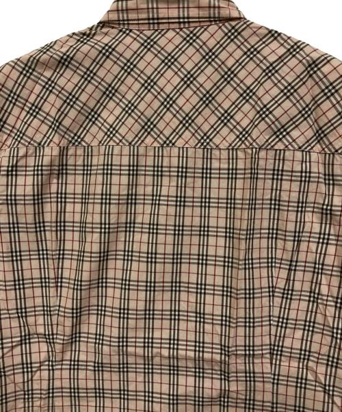 BURBERRY BLUE LABEL（バーバリーロンドンブルーレーベル）BURBERRY BLUE LABEL (バーバリーロンドンブルーレーベル) チェックシャツ ピンク サイズ:SIZE 38の古着・服飾アイテム