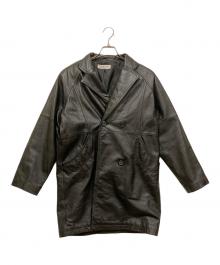 RAPIDO SPIRIT（ラピドスピリット）の古着「レザーコート」｜ブラック