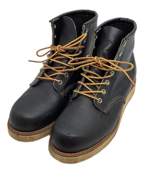 RED WING（レッドウィング）RED WING (レッドウィング) レースアップブーツ ブラック サイズ:SIZE 8の古着・服飾アイテム