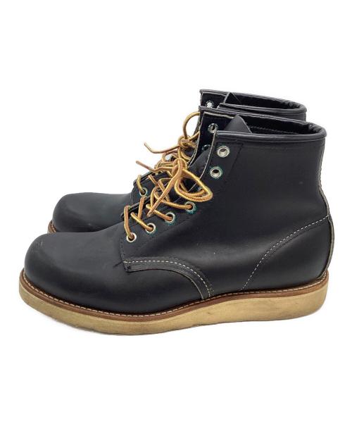 RED WING（レッドウィング）RED WING (レッドウィング) レースアップブーツ ブラック サイズ:SIZE 8の古着・服飾アイテム