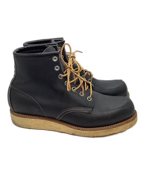 RED WING（レッドウィング）RED WING (レッドウィング) レースアップブーツ ブラック サイズ:SIZE 8の古着・服飾アイテム
