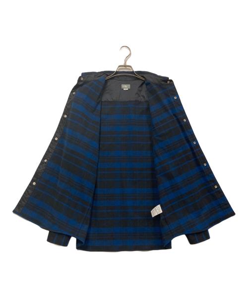 THE NORTH FACE（ザ ノース フェイス）THE NORTH FACE (ザ ノース フェイス) ロングスリーブストレッチフランネルシャツ ブルー×ブラック サイズ:SIZE Lの古着・服飾アイテム