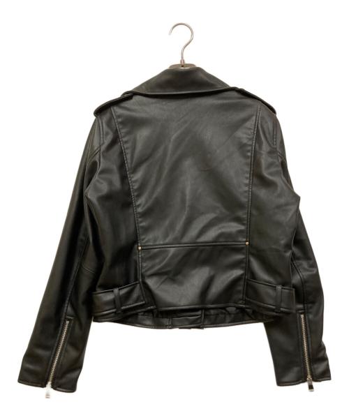 ZARA（ザラ）ZARA (ザラ) ダブルライダースジャケット ブラック サイズ:SIZE Lの古着・服飾アイテム