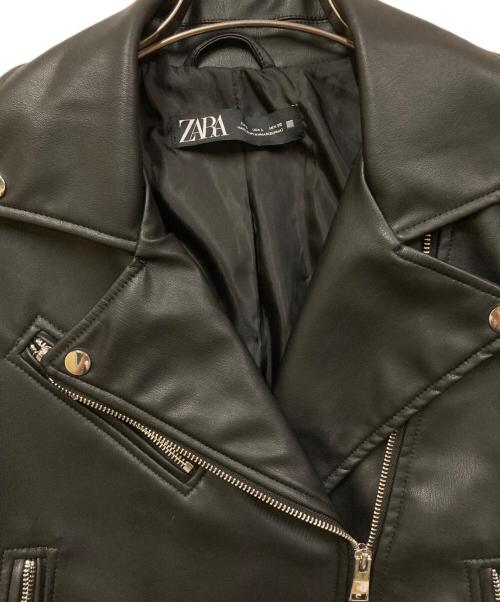 ZARA（ザラ）ZARA (ザラ) ダブルライダースジャケット ブラック サイズ:SIZE Lの古着・服飾アイテム