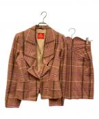 Vivienne Westwoodヴィヴィアンウエストウッド）の古着「ウールチェックセットアップ」｜ベージュ