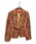 Vivienne Westwood (ヴィヴィアンウエストウッド) ウールチェックセットアップ ベージュ サイズ:SIZE 42：30000円