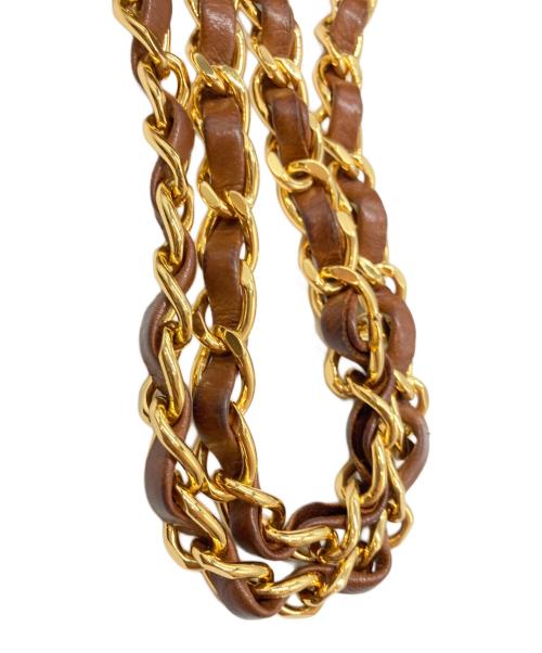 CHANEL（シャネル）CHANEL (シャネル) マトラッセキャビアスキンショルダーバッグ ブラウンの古着・服飾アイテム