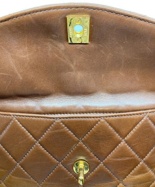 CHANEL（シャネル）CHANEL (シャネル) マトラッセキャビアスキンショルダーバッグ ブラウンの古着・服飾アイテム