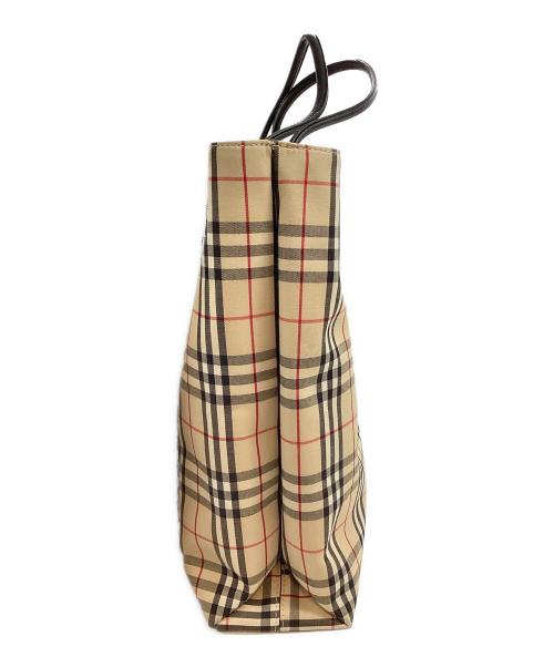 BURBERRY LONDON（バーバリーロンドン）BURBERRY LONDON (バーバリーロンドン) ノバチェックハンドバッグ ベージュの古着・服飾アイテム