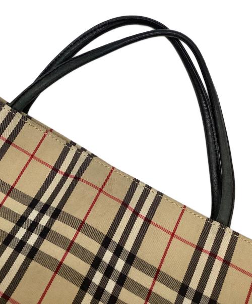 BURBERRY LONDON（バーバリーロンドン）BURBERRY LONDON (バーバリーロンドン) ノバチェックハンドバッグ ベージュの古着・服飾アイテム