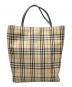 BURBERRY LONDON (バーバリーロンドン) ノバチェックハンドバッグ ベージュ：7000円