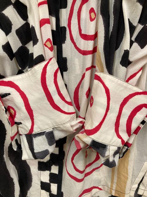 LOUIS VUITTON（ルイ ヴィトン）LOUIS VUITTON (ルイ ヴィトン) 総柄シルクシャツ ホワイト サイズ:SIZE 38の古着・服飾アイテム