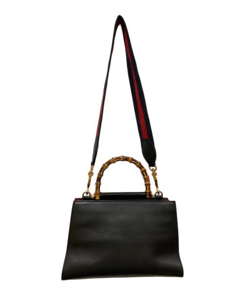 GUCCI（グッチ）GUCCI (グッチ) ニムフェア2WAYショルダーバッグ ネイビー サイズ:表記なしの古着・服飾アイテム