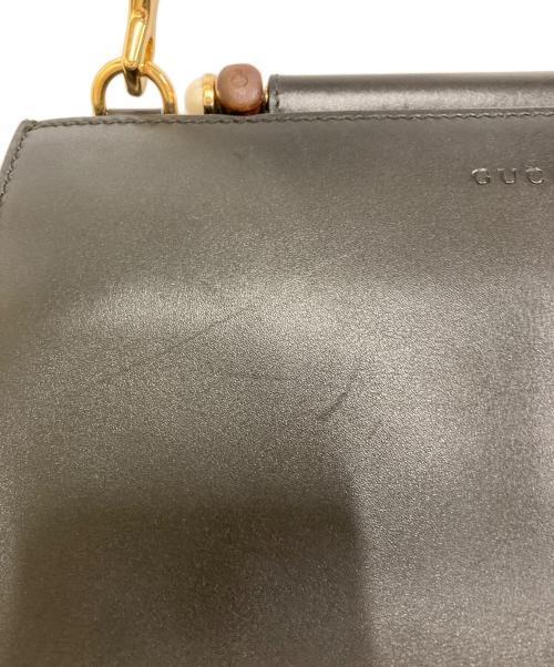 GUCCI（グッチ）GUCCI (グッチ) ニムフェア2WAYショルダーバッグ ネイビー サイズ:表記なしの古着・服飾アイテム