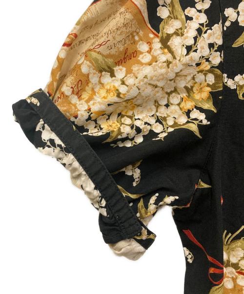 PINK HOUSE（ピンクハウス）PINK HOUSE (ピンクハウス) 花柄 ロングワンピース ブラック サイズ:-の古着・服飾アイテム