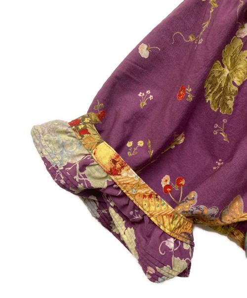 KANEKO ISAO（カネコ イサオ）KANEKO ISAO (カネコ イサオ) フルーツバスケット柄ワンピース パープル サイズ:-の古着・服飾アイテム