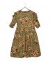 KANEKO ISAO (カネコ イサオ) 花柄フリルワンピース カーキ サイズ:-：7000円
