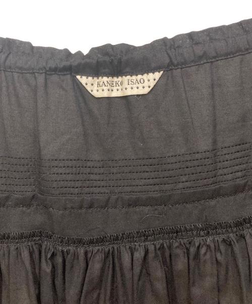 KANEKO ISAO（カネコ イサオ）KANEKO ISAO (カネコ イサオ) フリルスカート ブラック サイズ:-の古着・服飾アイテム