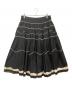 KANEKO ISAO (カネコ イサオ) フリルティアードスカート ブラック サイズ:-：10000円