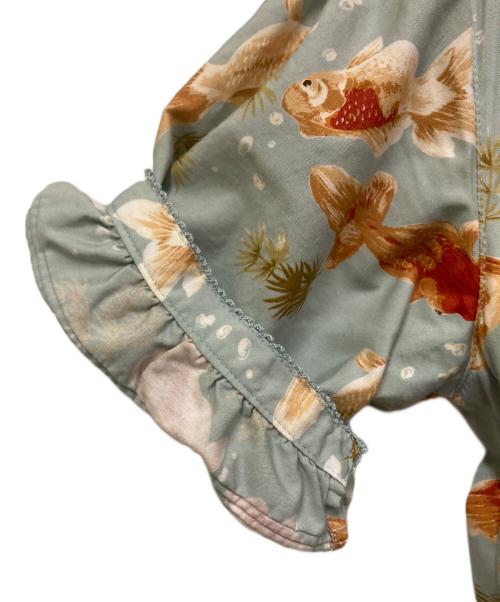 WONDEFUL WORLD（ワンダフルワールド）WONDEFUL WORLD (ワンダフルワールド) 金魚柄ワンピース スカイブルー サイズ:-の古着・服飾アイテム